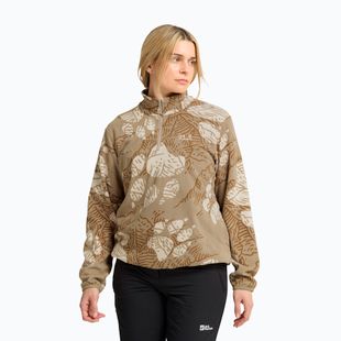 Dámská fleecová mikina Jack Wolfskin Paw Era 100 Orint Half Zip paw hazel wood