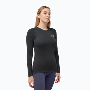 Dámská termo mikina Jack Wolfskin Infinite Warm LS black
