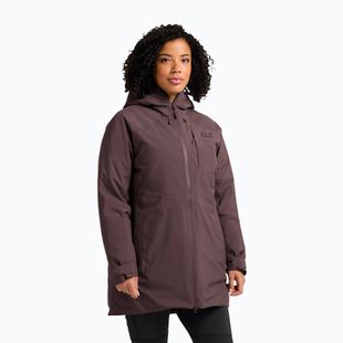 Dámská péřová bunda Jack Wolfskin Icecape 2L Down Ins Rds sheer plum