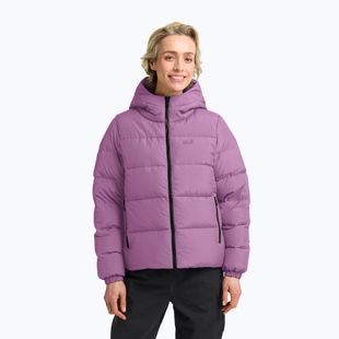 Dámský péřový kabát Jack Wolfskin Frozen Palace vivid orchid