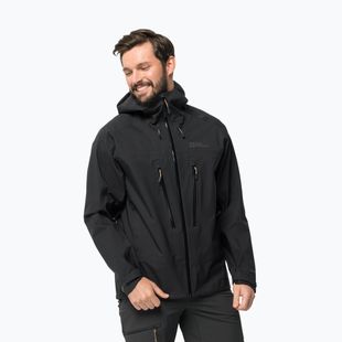 Pánská nepromokavá bunda Jack Wolfskin Kammweg 3L Jkt M šedá 1115831