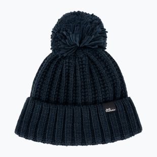 Dámská zimní čepice Jack Wolfskin Highloft Knit Beanie night blue
