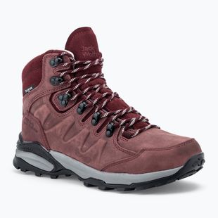 Dámské trekové boty Jack Wolfskin Refugio Prime Texapore Mid dark maroon