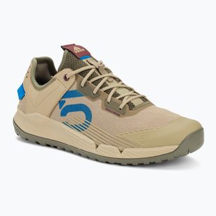 Pánská cyklistická obuv adidas FIVE TEN Trailcross LT beige tone/blue rush/orbit green platform