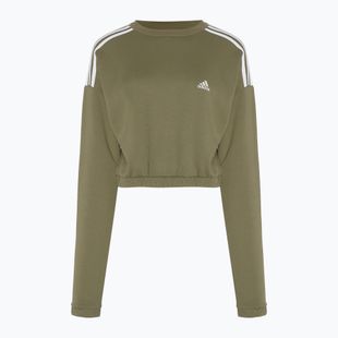 Dámská mikina adidas Hyperglam Crop Crew focus olive