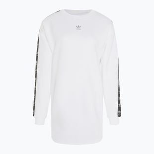 Dámské šaty adidas Crew Long Sleeve white