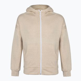 Dámská mikina adidas Studio Lounge Fleece Full Zip botanic beige mel