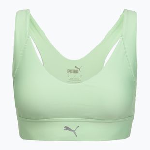 Sportovní běžecká podprsenka Puma High Impact Ultraform Running Bra green/silver