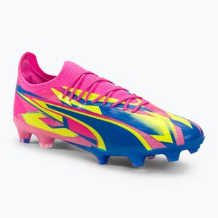 Pánské fotbalové boty PUMA Ultra Ultimate Energy FG/AG luminous pink/ultra blue/yellow alert