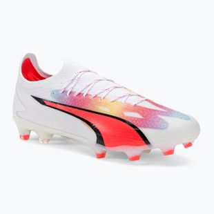 PUMA Ultra Ultimate FG/AG pánské kopačky puma white/pum black/fire orchid