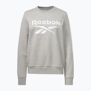 Dámská mikina Reebok Identity Big Logo Fleece Crew medium grey heather