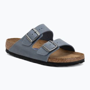 Nazouváky BIRKENSTOCK Arizona Soft Footbed Oiled Leather Narrow elemental blue
