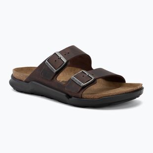 Pánské nazouváky BIRKENSTOCK Arizona Crosstown Oiled Leather Regular habana/black