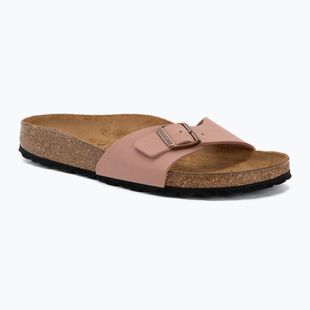 Dámské pantofle BIRKENSTOCK Madrid Birkibuc Narrow růžová hlína