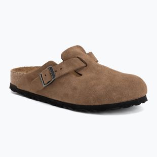Nazouváky BIRKENSTOCK Boston Suede Leather dark tea
