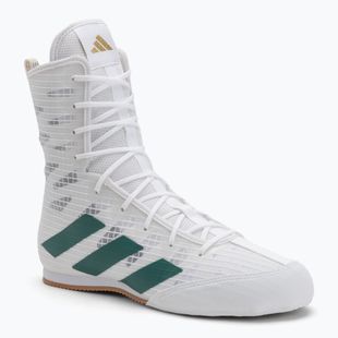 Boxerské boty adidas Box Hog 4 cloud white/collegiate green/core black