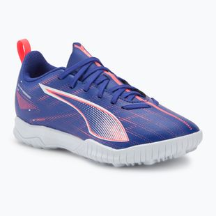 Dětské kopačky PUMA Ultra 5 Play TT Jr lapis lazuli/puma white/sunset glow