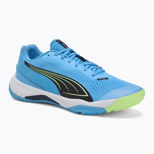Pánské sálové boty PUMA Solarstrike III luminous blue/club navy/fizzy apple