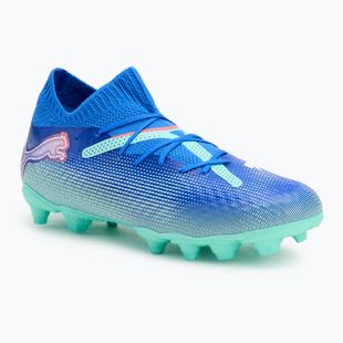 Dětské kopačky PUMA Future 7 Pro FG/AG Jr bluemazing/puma white/electric peppermint