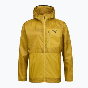 Pánská běžecká bunda Puma Seasons Windcell Running Jacket gold