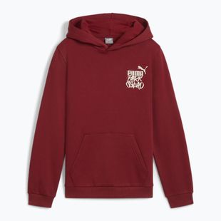 Dětská mikina PUMA ESS+MIS 90s Hoodie FL intense red
