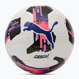 Fotbalový míč PUMA Orbit 6 MS fotbal puma white/lapis lazuli/sunset glow velikost 5
