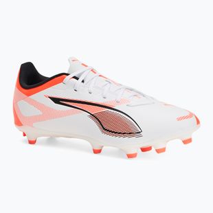 Kopačky  PUMA Ultra 5 Play FG/AG puma white/puma black/glowing red
