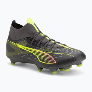 Pánské kopačky PUMA Ultra 5 Match+ FG/AG matte aged silver/yellow alert/puma aged silver