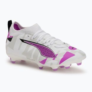 Dětské kopačky PUMA Ultra 5 Match Forever FG/AG Jr puma white/pure magenta/feather gray/puma black