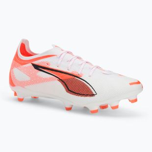 Pánské kopačky PUMA Ultra 5 Pro FG/AG puma white/puma black/glowing red