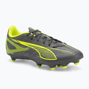 Kopačky  PUMA Ultra 5 Play FG/AG matte aged silver/yellow alert/puma aged silver