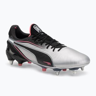 Pánské kopačky PUMA King Ultimate MxSG puma silver/puma black/sun struck/puma white