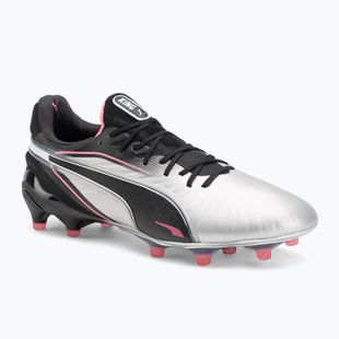 Pánské kopačky PUMA King Ultimate FG/AG puma silver/puma black/sun struck/puma white
