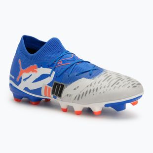 Pánské kopačky PUMA Future 8 Match Forever FG/AG white/ultra blue/feather gray/puma black/glowing red