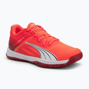 Boty na házenou PUMA Accelerate Turbo glowing red/white/dark crimson/black