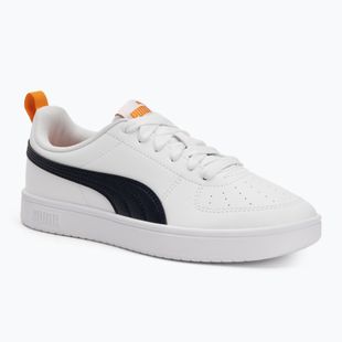 Juniorské boty  PUMA Rickie Jr puma white/new navy/dark poppy