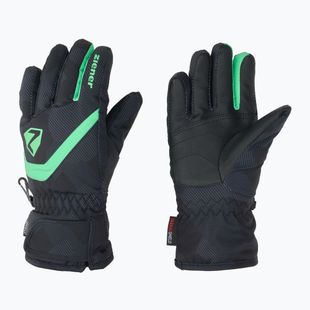 Dětské lyžařské rukavice ZIENER Loriko AS gray ink camo