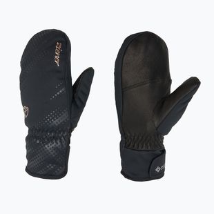 Dámské lyžařské rukavice  ZIENER Karoia WS PR Mitten black/rose metallic
