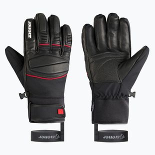 Pánské lyžařské rukavice ZIENER Gomin-Z AS black/red