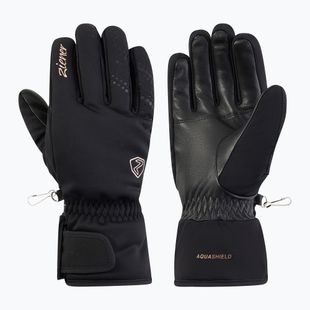 Dámské lyžařské rukavice Ziener Kehnia-Z Aquashield PR Glove black/rose metallic