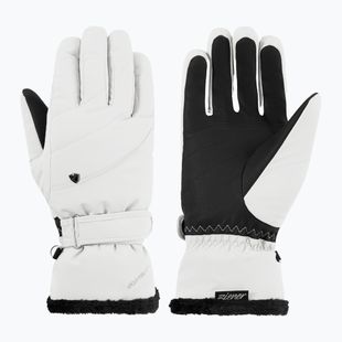 Dámské lyžařské rukavice ZIENER Keaka-Z Aquashield PR white