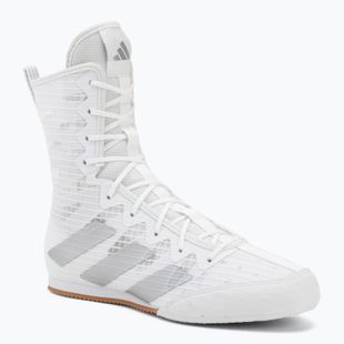 Boxerské boty adidas Box Hog 4 white/silver