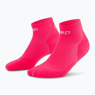 Dámské kompresní ponožky CEP Run Low Cut 5.0 pink