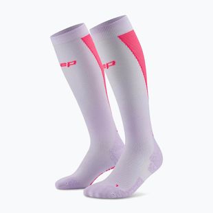 Dámské ponožky CEP Ultralight Tall 4.0 lilac/pink