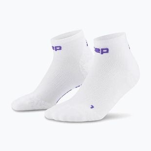 Pánské kompresní ponožky CEP Ultralight Low Cut 4.0 white