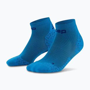 Pánské kompresní ponožky CEP Ultralight Low Cut 4.0 blue