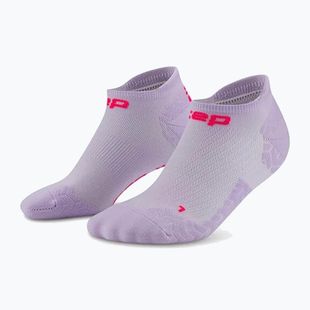 Pánské kompresní ponožky CEP Ultralight No Show 4.0 lilac