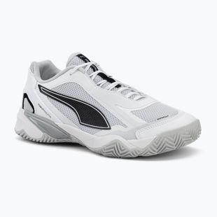 Pánské házenkářské boty PUMA Solarstrike 4 puma white/puma black/silver