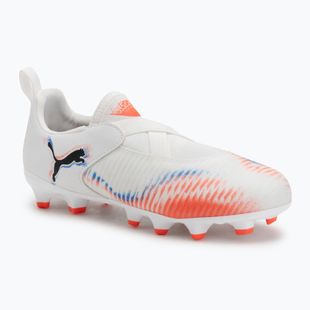 Dětské kopačky PUMA Future 8 Match LL FG/AG Jr puma white/puma black/glowing red