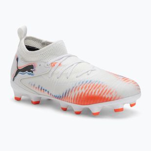 Dětské kopačky PUMA Future 8 Match FG/AG Jr puma white/puma black/glowing red